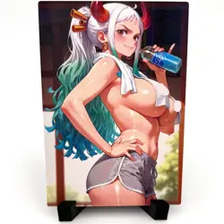 One Piece Yamato Sexy Hot Anime Waifu Girl Doujin Lewd Goddess Story Art Card - Image 1
