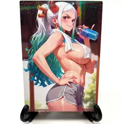One Piece Yamato Sexy Hot Anime Waifu Girl Doujin Lewd Goddess Story Art Card - Image 2