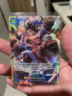 Monkey D. Luffy OP11-118 SEC A Fist of Divine Speed ONE PIECE Card Game English - Image 1