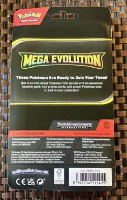 Pokemon TCG Blister ft. 1 Mega Evolution Booster Pack & Lycanroc Cosmo Holo Card - Image 2
