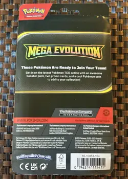 Pokemon TCG Blister ft 1 Mega Evolution Booster Pack & Wailord Cosmo Holo Card - Image 2