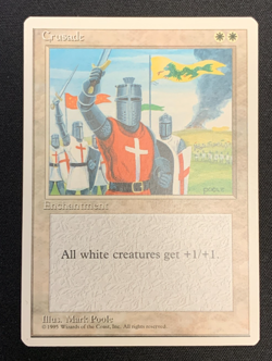 MTG Magic: The Gathering - Crusade - Fourth Edition Regular Rare - BANNED Card - Image 1