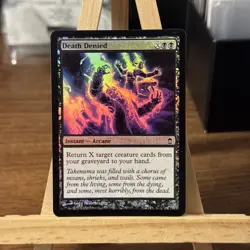 MTG *Death Denied Foil* (LP) Saviors of Kamigawa Magic the Gathering Free Ship - Image 1