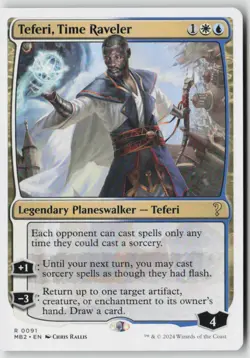 Teferi, Time Raveler (White Border) Mystery Booster 2 (91) Normal - MTG - Image 1