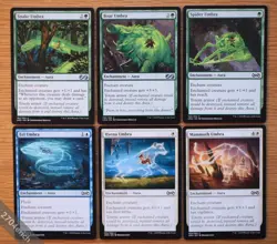 Set of 6 Umbra Totem Armor Enchantments *Unplayed NM* (MTG Hyena, Spider Eel) - Image 1