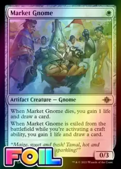 x1 Market Gnome LCI MTG 22 FOIL UNCOMMON M/NM 1x - Image 1