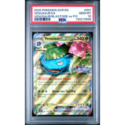 PSA 10 Venusaur EX - 2025 Pokemon SCR En - Venusaur/Blastoise EX P/C Collection - Image 1