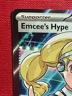 Emcee's Hype 220/182 Sv10: Destined Rivals Full Art Pokemon TCG - Image 3