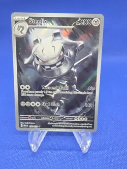 Pokemon Mega Evolution Steelix 150/132 Illustration Rare IR NM - Image 1