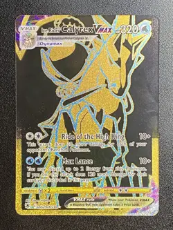 Ice Rider Calyrex VMAX Gold Ultra Rare TG29/TG30 Pokemon TCG Astral Radiance NM - Image 2