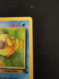 TCG Pokemon 1999 Fossil 1st Edition Psyduck 53/62 Common - Image 3