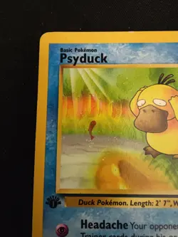 TCG Pokemon 1999 Fossil 1st Edition Psyduck 53/62 Common - Image 4