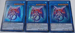 Yugioh 3x Nekroz of Gungnir MP15-EN219 1st Edition Secret Rare Near Mint Playset - Image 2