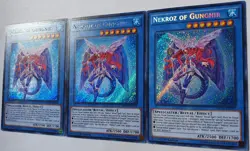 Yugioh 3x Nekroz of Gungnir MP15-EN219 1st Edition Secret Rare Near Mint Playset - Image 5