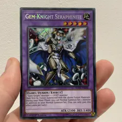 Yugioh Gem-Knight Seraphinite SHVA-EN048 Secret Rare NM - Image 1