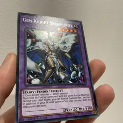 Yugioh Gem-Knight Seraphinite SHVA-EN048 Secret Rare NM - Image 2