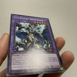 Yugioh Gem-Knight Seraphinite SHVA-EN048 Secret Rare NM - Image 3