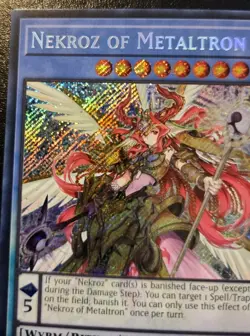 Nekroz Of Metaltron BLMM-EN026 1st Edition Secret Rare Monster Mayhem Yu-Gi-Oh! - Image 2