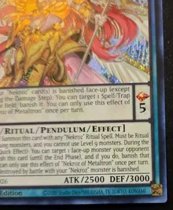 Nekroz Of Metaltron BLMM-EN026 1st Edition Secret Rare Monster Mayhem Yu-Gi-Oh! - Image 5