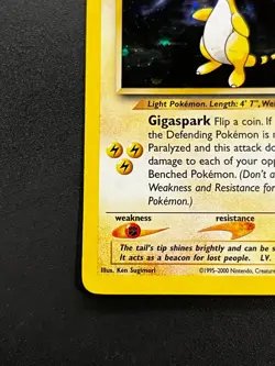 Ampharos 1/111 - Neo Genesis Holo Rare Swirl Crown Vintage Pokemon TCG Card NM - Image 2