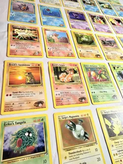 Pokemon Vintage GYM HEROES Card Lot of 36 - 1999 WOTC LP - Image 1
