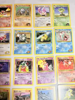 Pokemon Vintage GYM HEROES Card Lot of 36 - 1999 WOTC LP - Image 3