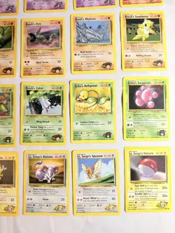 Pokemon Vintage GYM HEROES Card Lot of 36 - 1999 WOTC LP - Image 5