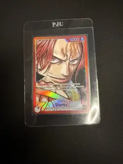 Shanks OP09-001 Leader Manga Parallel Alt Art One Piece Card Emperors in the New - Image 1