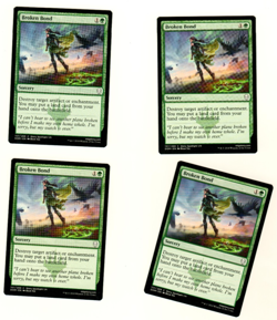Set Of 4 Broken Bond 157/269 Common Dominaria Magic The Gathering Card - Image 3