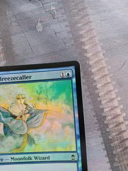 Magic The Gathering Oboro Breezecaller FOIL Saviors of Kamigawa MP - Image 3