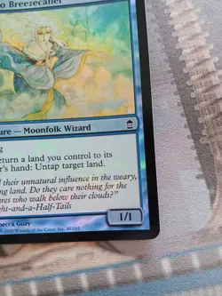 Magic The Gathering Oboro Breezecaller FOIL Saviors of Kamigawa MP - Image 5