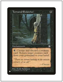 1x Tortured Existence, The List, Magic the Gathering MTG NM - Image 1
