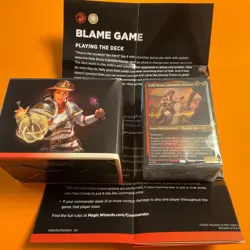 MTG Murders at Karlov Manor Commander Deck - Blame Game Magic the Gathering - Image 1
