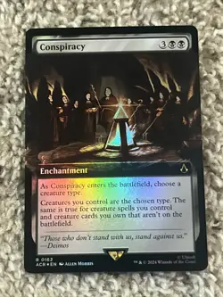 MTG Conspiracy FOIL Extended Art Assassin's Creed ACR 0162 Rare NM - Image 1