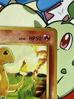 Charmander No Rarity No 004 Japanese Basic Base Expansion Pack Pokemon MP - Image 5