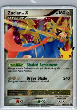 Zacian LV. X - SWSH135 Holo SWSH: Sword & Shield Promo - Pokemon Card - NM - Image 1