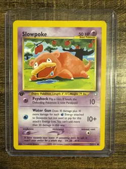 Pokemon TCG Slowpoke 73/111 Neo Genesis 1st Edition Non Holo - Image 1
