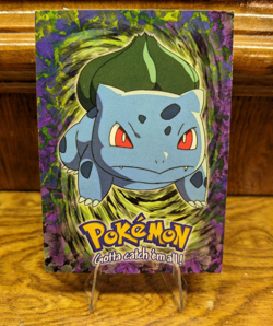 Pokemon #01 Bulbasaur Stage 1 Topps E1 of 12 - Image 1