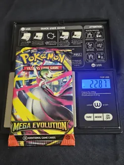 (VERY HEAVY) 22.87g ! Pokemon TCG Mega Evolution Booster Pack (SEALED) (11/9G) - Image 2