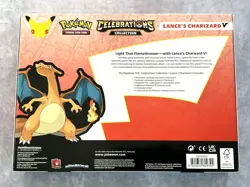 Pokemon Celebrations 25th Anniversary Lance’s Charizard V Collection Box Sealed - Image 2