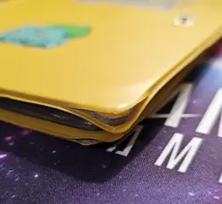 Pokemon 1999 Yellow Bulbasaur 4 Pocket Binder Vintage - Image 4
