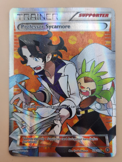 Pokemon Professor Sycamore 114/114 Steam Siege Ultra Rare Full Art Holo MP - Image 3