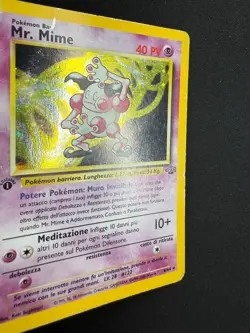 Pokemon Mr. Mime 6/64 Jungle Rara Holo Prima Edizione Wizards ITA Carte Vintage - Image 5
