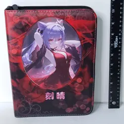 Keqing Yae Miko Card Binder 3-Ring Anime Waifu Redemption 10 in Folder - Image 3