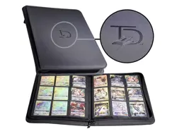 TopDeck 500 Card Ringless Zip Binder Pro - 9-Pocket Pages Side Load Sleeve TCG S - Image 1