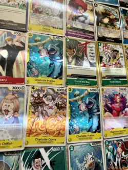 One Piece CCG English Card Lot Mix Of Sets Common Card Lot - Image 2
