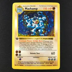 Machamp 8/102 - Base Set Shadowless 1st Edition - Pokemon Card - Image 1