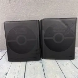 2 Pokemon TCG Ultra PRO Pikachu 9-Pocket Premium Binders Black Gold 360 Cards - Image 5