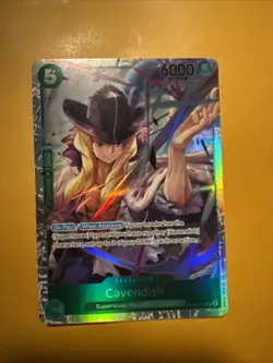 One Piece Cards Game Cavendish EB01-012 SR English PRB-02 Reprint - Image 1