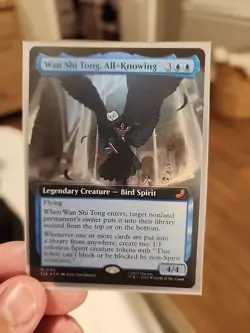 Wan Shi Tong All Knowing Extended Art Foil Near Mint English MTG - Image 1